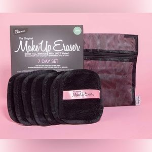 Original MakeUp Eraser set 7 black and one washing bag